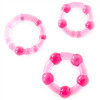 Silicone Island Rings - Pink Sex Toy