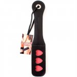 Leather Impressions Paddle - Hearts Sex Toy