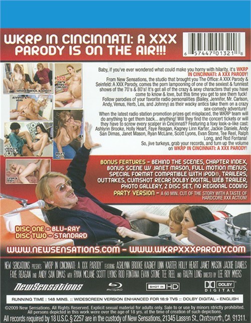 WKRP In Cincinnati A XXX Parody Blu-ray