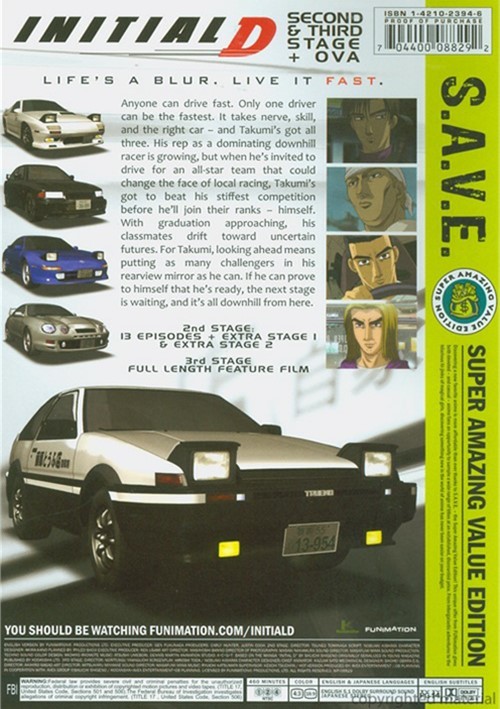 Initial D - First Stage: Complete Collection (S.A.V.E. Edition) - Fandom  Post Forums