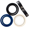 Nickel Free Interchangeable Dual Cock Ring Set Sex Toy